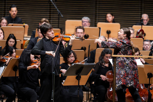 Dalia Stasevska conducts the New York Philharmonic and violinist Joshua Bell at David Geffen Hall, NYC, November 6-8 2025