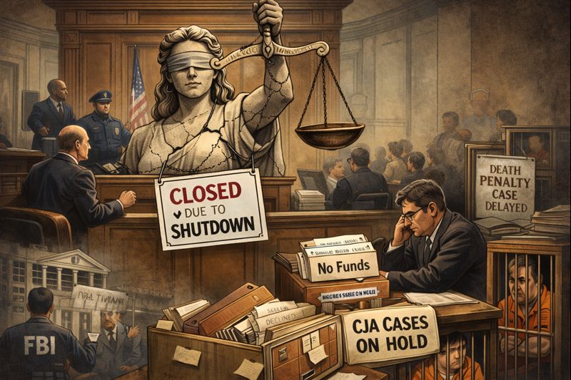 Government Shutdown Federal Criminal Justice System
