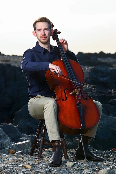 Nicholas Denton Protsack playing the cello