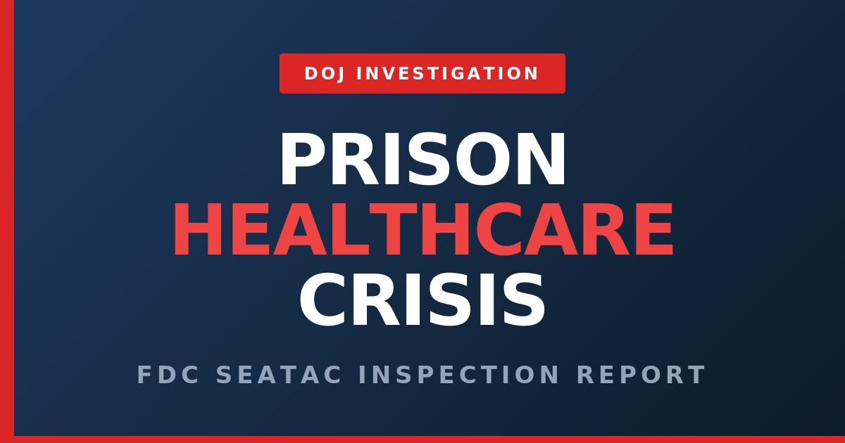 Prison Healthcare Crisis
