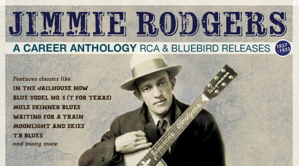 Jimmie Rodgers anthology album cover detail