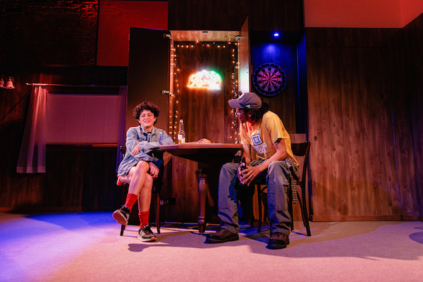 Alia Shawkat and Caleb Joshua Eberhardt in the 2026 production of 'You Got Older' (photo by Marc J. Franklin)