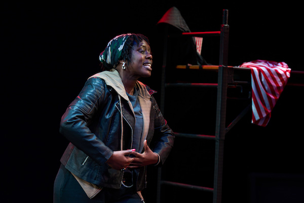 Obehi Agbede in 'Off the Record' (photo credit: Daniel Vasquez)
