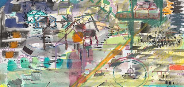 Peter Kramer – 'To a Green Thought in a Green Shade' album coer detail