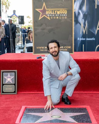 Josh Groban at the Hollywood Walk of Fame