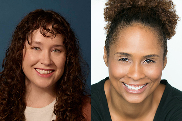 Moderator Natalie Jarvey, and screenwriter of M3GAN, Akela Cooper