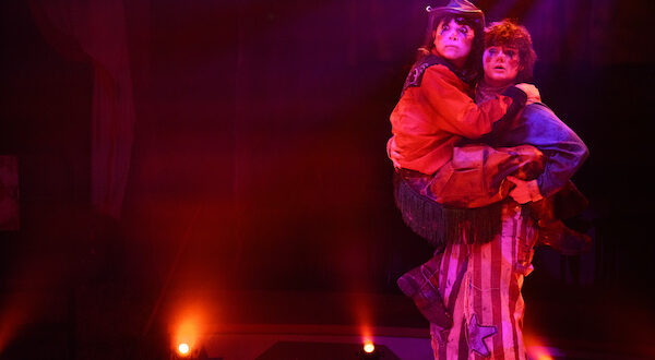 Xhloe and Natasha in 'And. Then the Rodeo Burned Down' at Ars Nova, May 2026 (Ben Arons)