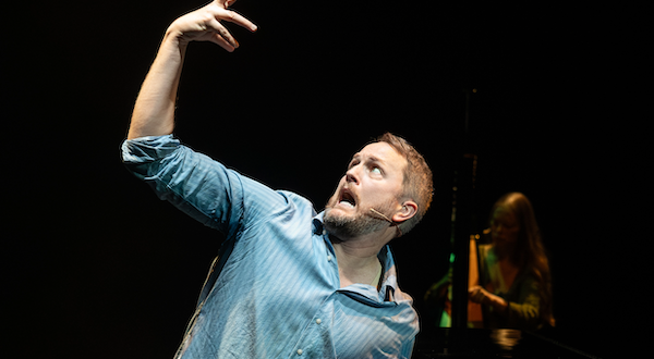 Todd Almond in 'I'm Almost There' at BAM Fisher, June 2026 (Ellen Qbertplaya)