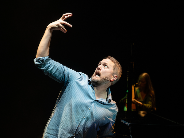 Todd Almond in 'I'm Almost There' at BAM Fisher, June 2026 (Ellen Qbertplaya)