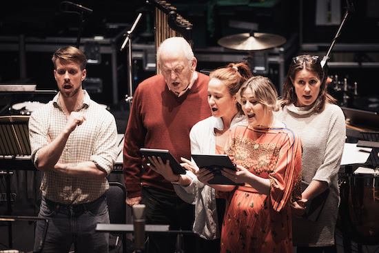 Guys and Dolls recording session