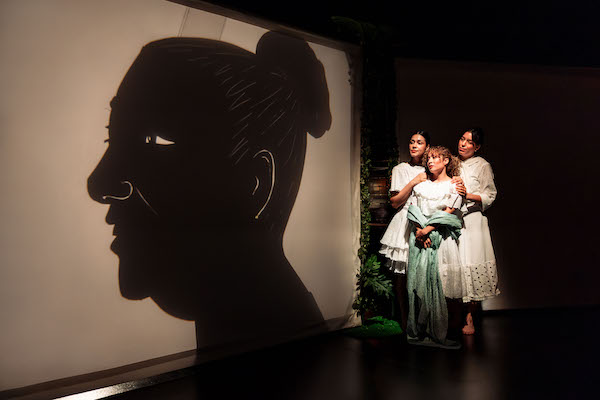 (L–R): Tiffany Iris, Samantha Blain, Daniela Delahuerta in 'ISLA' from Hit the Lights! Company at WP Theater, August 2026 (Rebecca J. Michelson)