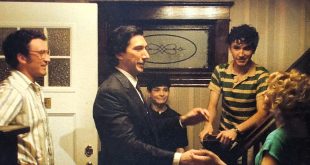(L to R): Miles Teller, Adam Driver, Roman Engel, Gavin Goudey, Scarlett Johansson in Paper Tiger (courtesy of Neon)