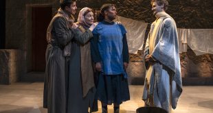 David Hull, Mary Jo Mecca, Annalisa D'Aguilar, Ben Cook in 'Body of Mary' (photo credit: Alley Babcock)