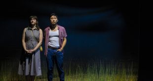 Ellenor Riley-Condit and Sam Im in 'Very Blue Light' (Travis Emery Hackett)