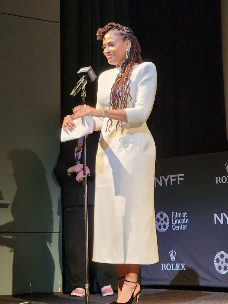 Ava DuVernay introducing her documentary '14th' at NYFF 2026 (Carole Di Tosti)